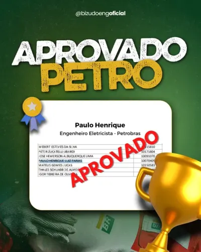 Aprovação de Paulo Henrique na Petrobras